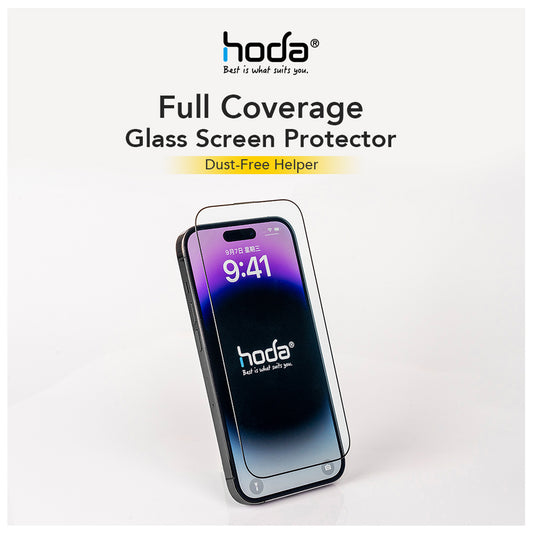 Hoda Tempered Glass Screen Protector for iPhone 15 Series ( Dust Free Helper Included ) 0.33mm Full Coverage - Clear - Forexengineer -Malaysia- 4711441972196-4711441972189-4711441972172-4711441972165