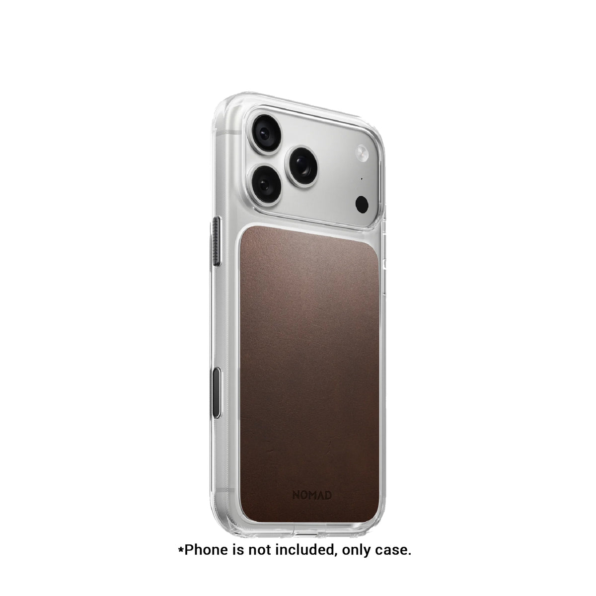 Nomad Clear Horween Leather Case for iPhone 18 Pro Max / 17 Pro Max MagSafe Compatible