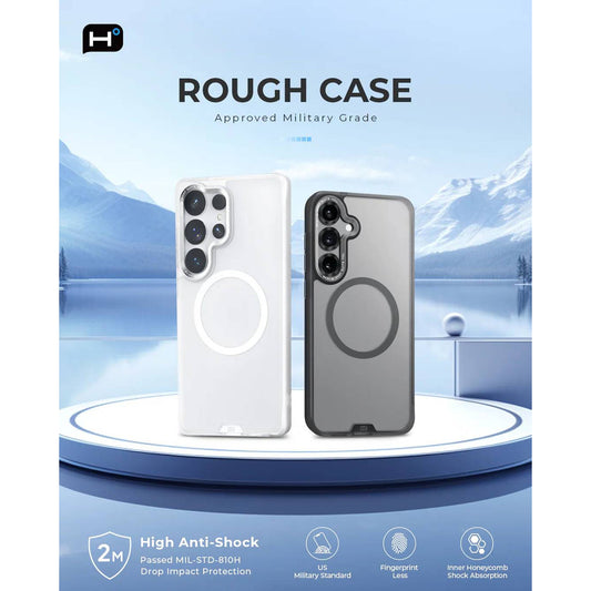 HODA Rough Case with Magnet Military Standard for Samsung Galaxy S26 Ultra / S25 Ultra / S24 Series