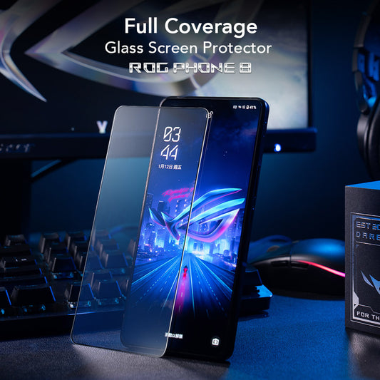 HODA 0.21mm 2.5D Full Coverage Tempered Glass Screen Protector for ASUS ROG Phone 8 / 8 Pro - Clear - Forexengineer -Malaysia- 4711441977344