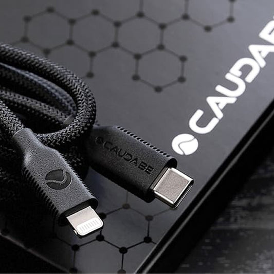 Caudabe ChargeFlex Cable PD 100W for USB-C to USB-C / USB-C to Lightning - 2 Meters - Forexengineer -Malaysia- 602573784709-672975694609-658580974992-658580975005