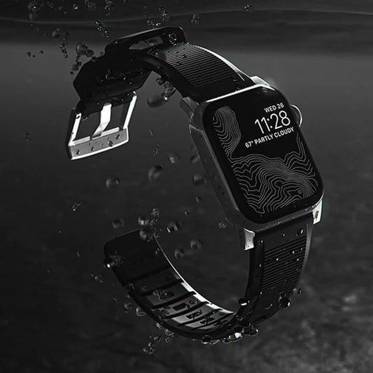 Nomad Rugged Band for Apple Watch all Series use 49mm / 46mm / 45mm / 44mm / 42mm ) - Forexengineer -Malaysia- 856500018652-856504015725-856500012872