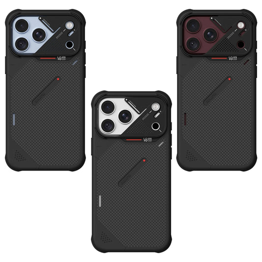 AULUMU A18 Armor Shockproof Aramid Fiber Case for iPhone 18 Pro Max / 18 Pro / 17 Pro Max / 17 Pro Magsafe Compatible
