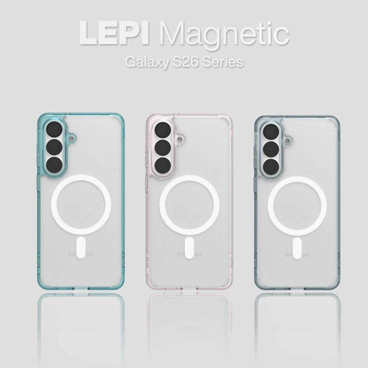 PLES Lepi Air Layer Magnetic Case for Samsung Galaxy S26 Series - Dual-Line Air Layer Bumper Protection