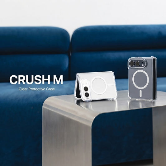SwitchEasy Crush M Magnetic Protective Clear Case for iPhone Duo - Delivers 85% Optical Transmission