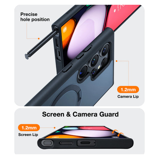 TORRAS UPRO Ostand Spin Series for Samsung Galaxy S24 Ultra - Magsafe Compatible - Forexengineer -Malaysia- 6938075664497