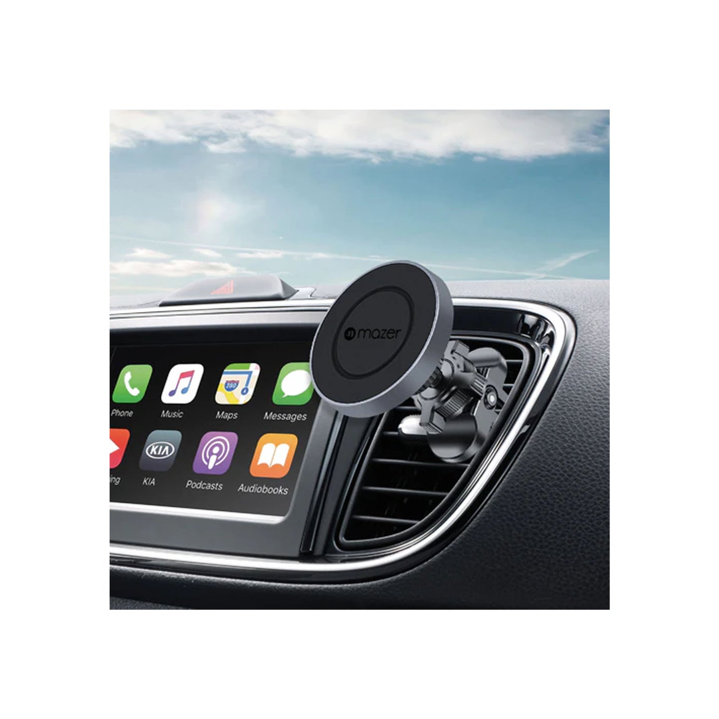 Mazer MagTap Powerful Magnetic Air Vent Car Mount - MagSafe Compatible (Non Charging) - Forexengineer -Malaysia