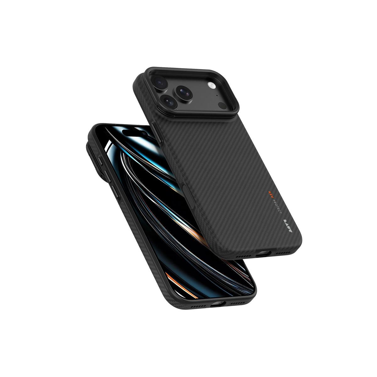 LAUT Kev Protect Aramid Fiber Magnetic Case for iPhone 18 Pro Max / 18 Pro / 17 Pro Max / 17 Pro