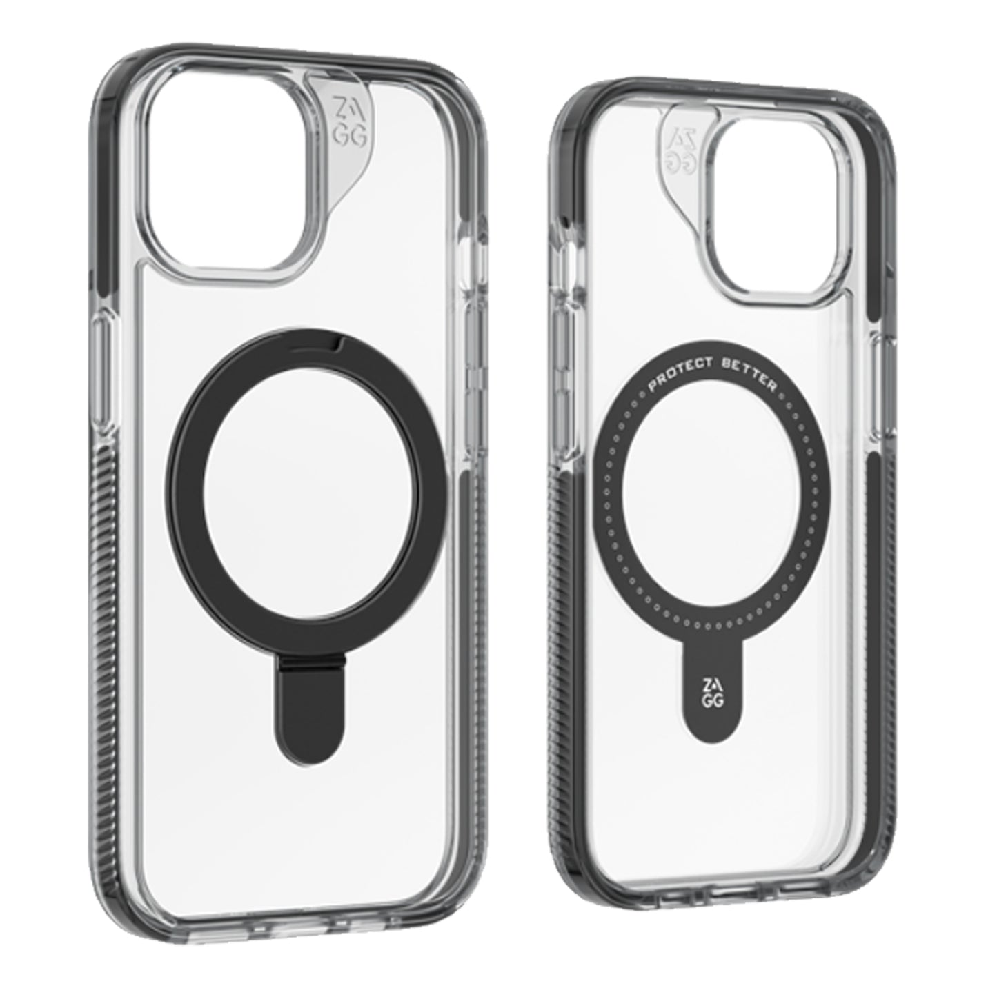 ZAGG Santa Cruz Snap with Ring Stand for iPhone 15 Series - MagSafe Compatible