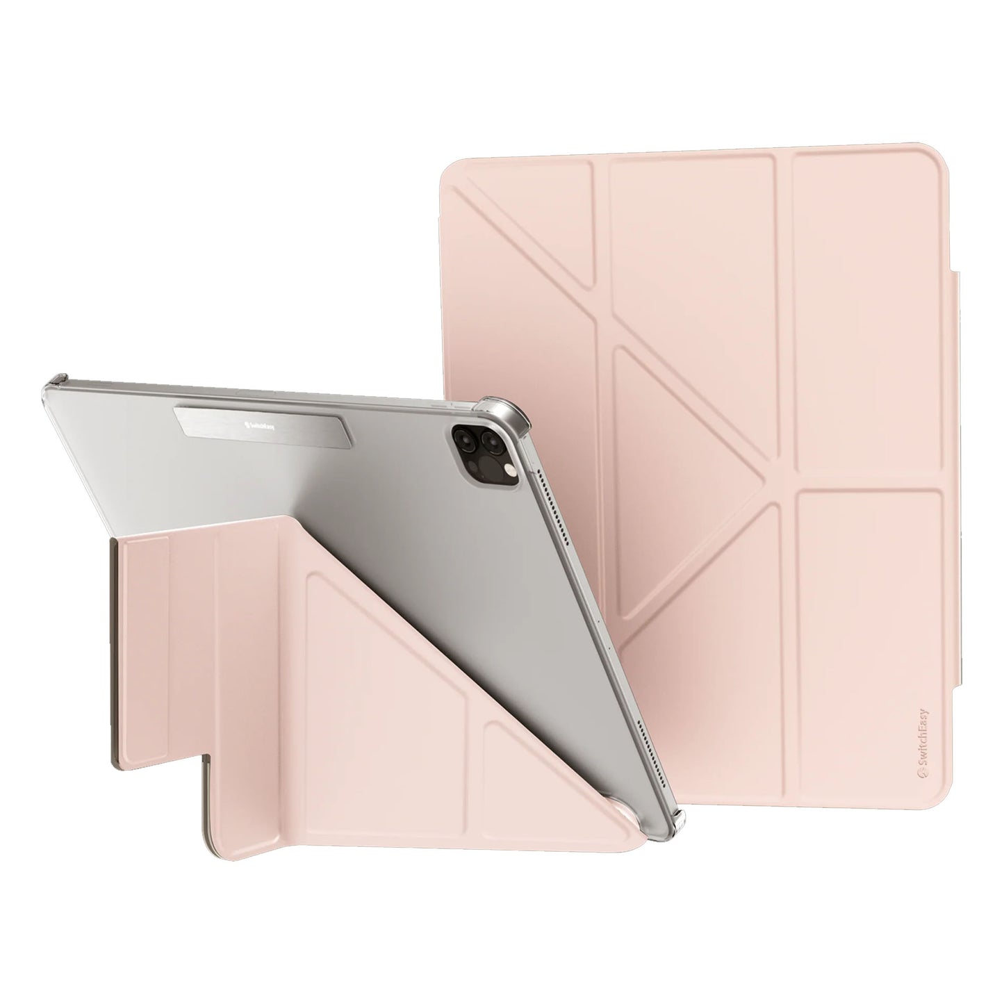 SwitchEasy Origami Nude Flexi-Folding Folio Clear Case for iPad Air 13" M4/M3/M2 (2026/2025/2024) / iPad Pro 12.9" (2022-2018)