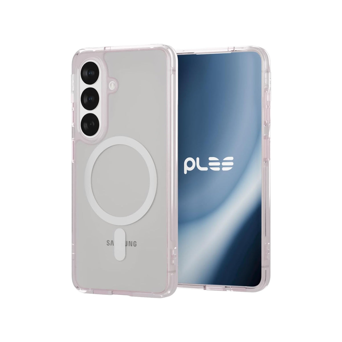 PLES Lepi Air Layer Magnetic Case for Samsung Galaxy S26 Series - Dual-Line Air Layer Bumper Protection