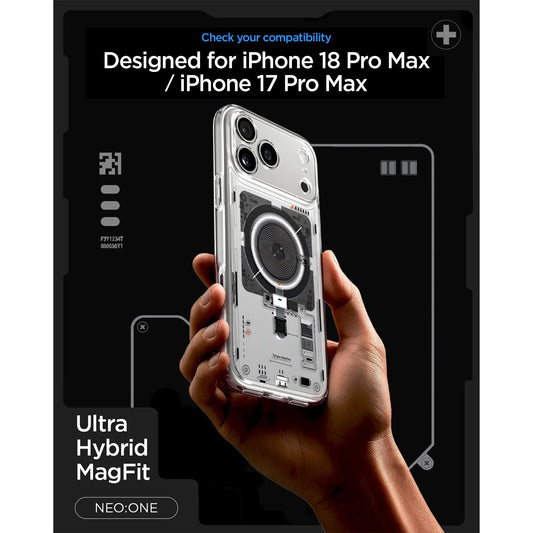 Spigen Ultra Hybrid MagFit Neo One Magnetic Case for iPhone 18 Pro Max / 18 Pro / 17 Pro Max / 17 Pro