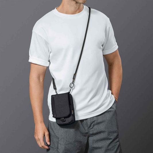 MAGEASY 1L Phone Sacoche Duo Utility Crossbody Bag + 8.3mm Strap