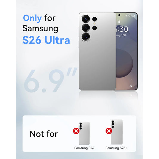 Raptic Air Clear Magnetic Phone Case for Samsung Galaxy S26 Ultra