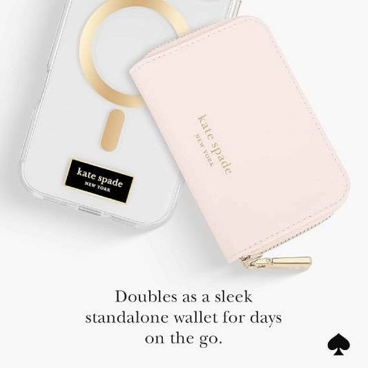 Kate Spade Devin Zip Magnetic Wallet / Card Holder - Compatible with MagSafe