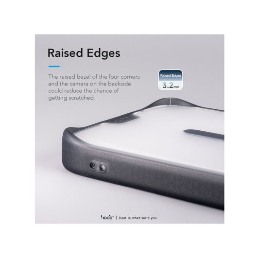 Hoda ROUGH Case Military Standard for iPhone 16 Series - Magsafe Compatible - Clear Matte - Forexengineer -Malaysia