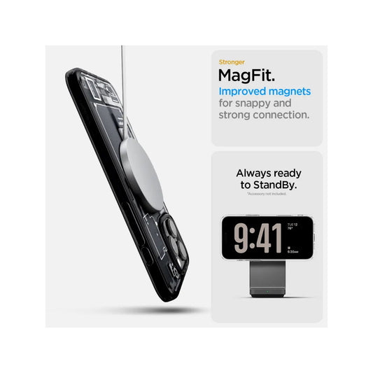 Spigen Ultra Hybrid MagFit Zero One Series for iPhone 16 Series - MagSafe Compatible - Forexengineer -Malaysia