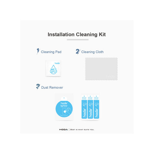 Hoda Anti-Reflection Tempered Glass Screen Protector for iPhone 16 Series - Dust Free Helper Included - Clear - Forexengineer -Malaysia