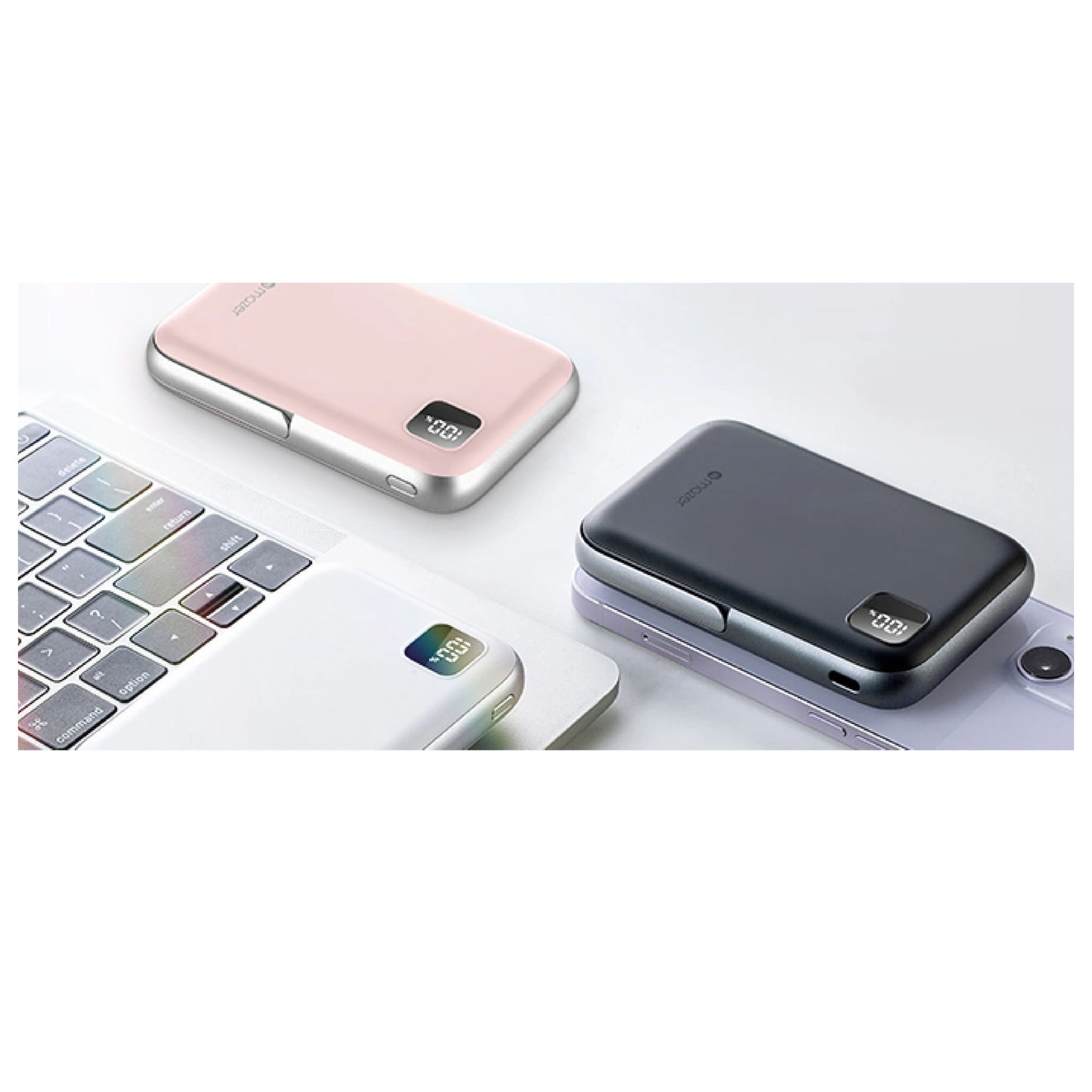 Mazer Mag Air 16 10,000mAh MagSafe Power Bank with Built-in Stand - Forexengineer -Malaysia- 8881304544078-8881304544085-8881304544177
