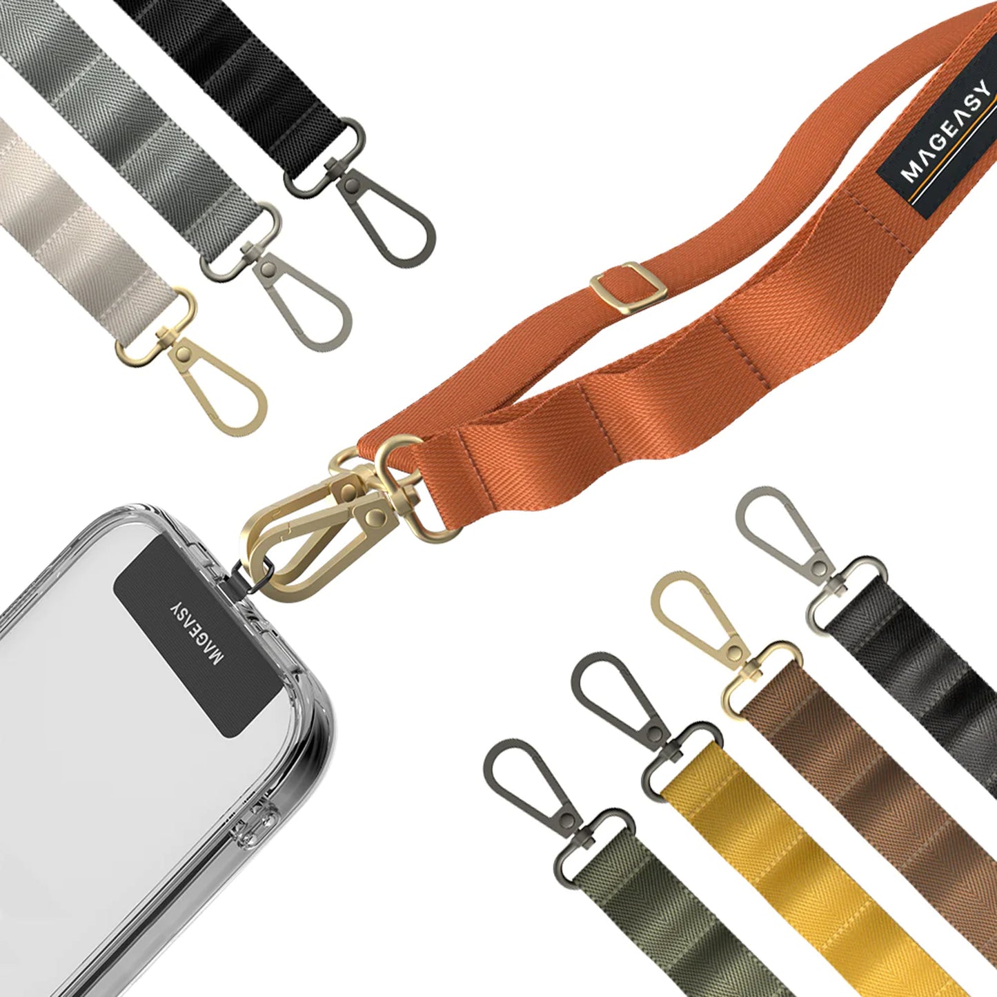 MAGEASY 20mm Sling Strap + Strap Card - Phone Lanyard Adjustable Length