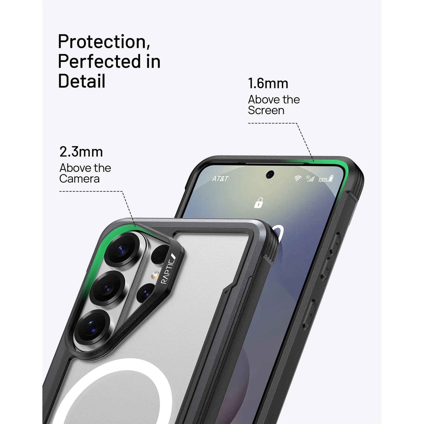 Raptic Shield Classic Magnetic Phone Case for Samsung Galaxy S26 Ultra