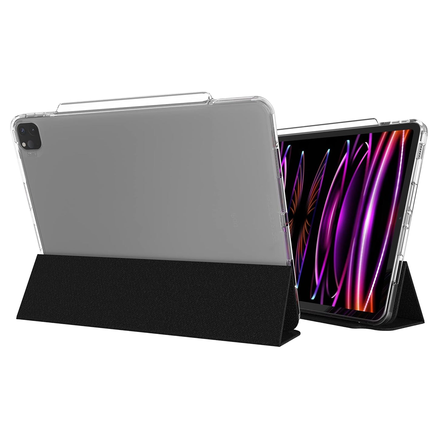 ZAGG Crystal Palace Folio Case For IPad Pro 12.9"  ( 2022 / 2021 / 2020 / 2018 ) - Clear