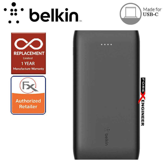 Belkin BOOST‚ÜëCHARGE‚Ñ¢ USB-C PD Power Bank 10K + USB-C Cable - Black ( Barcode : 745883797295 ).