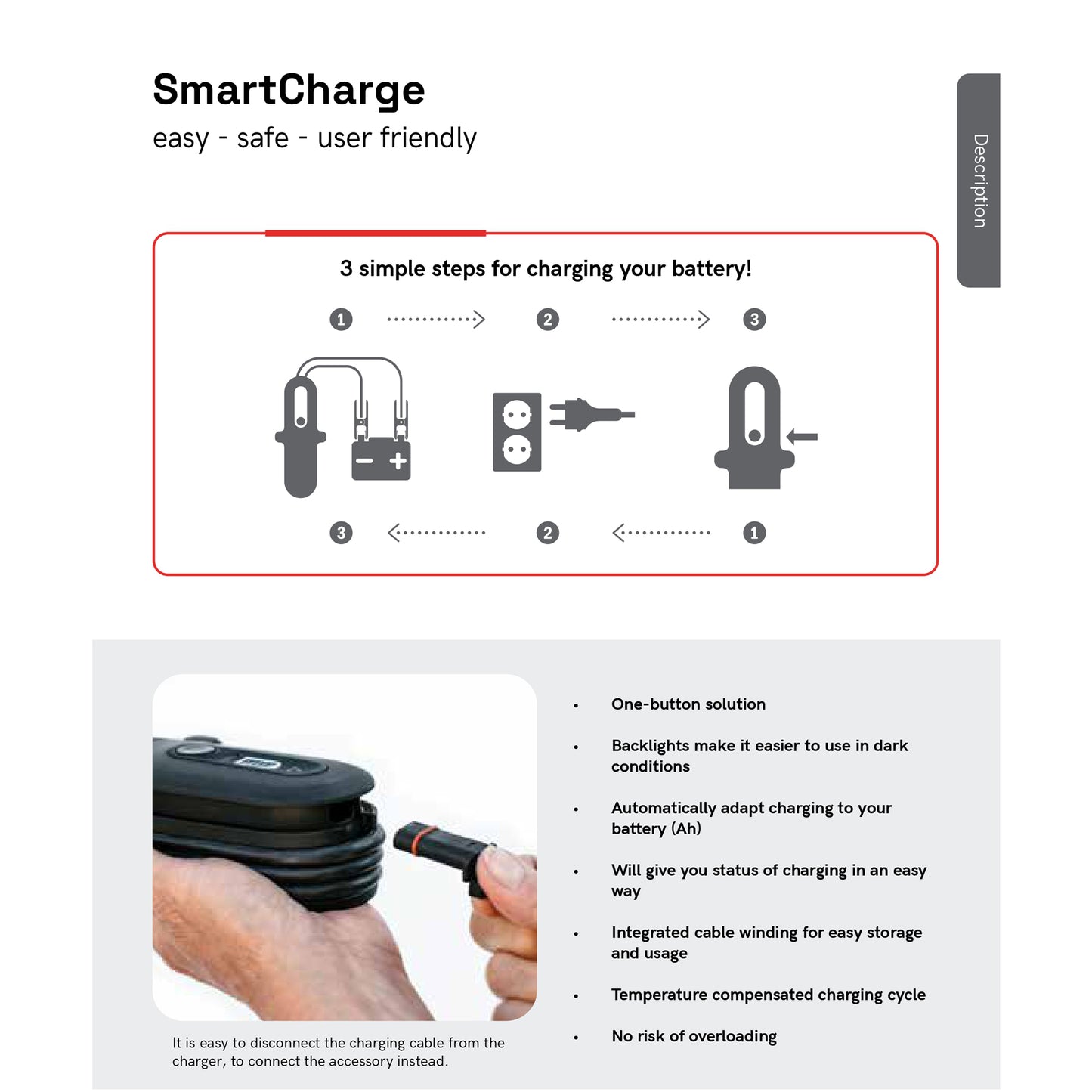 DEFA SmartCharge 10A + Li – Automatic Lithium & Lead-Acid Battery Charger - Forexengineer -Malaysia- 7042287175500