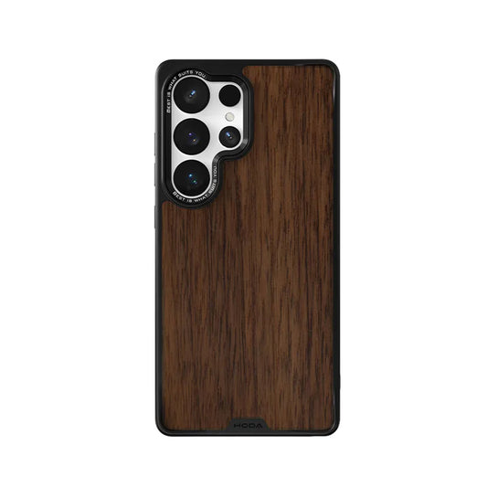 HODA DIVERSE Case Military Standard with Magnet for Samsung Galaxy S25 Ultra - Walnut - Forexengineer -Malaysia
