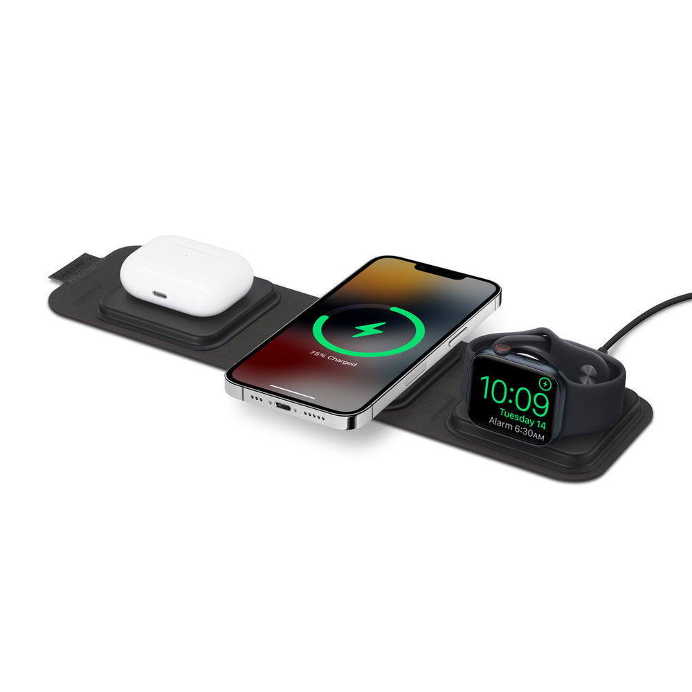 Mophie Universal Charger Wireless 3 in 1 travel charger w/ MagSafe charging for apple watch (UK Adapter) - Forexengineer -Malaysia- 840056182585