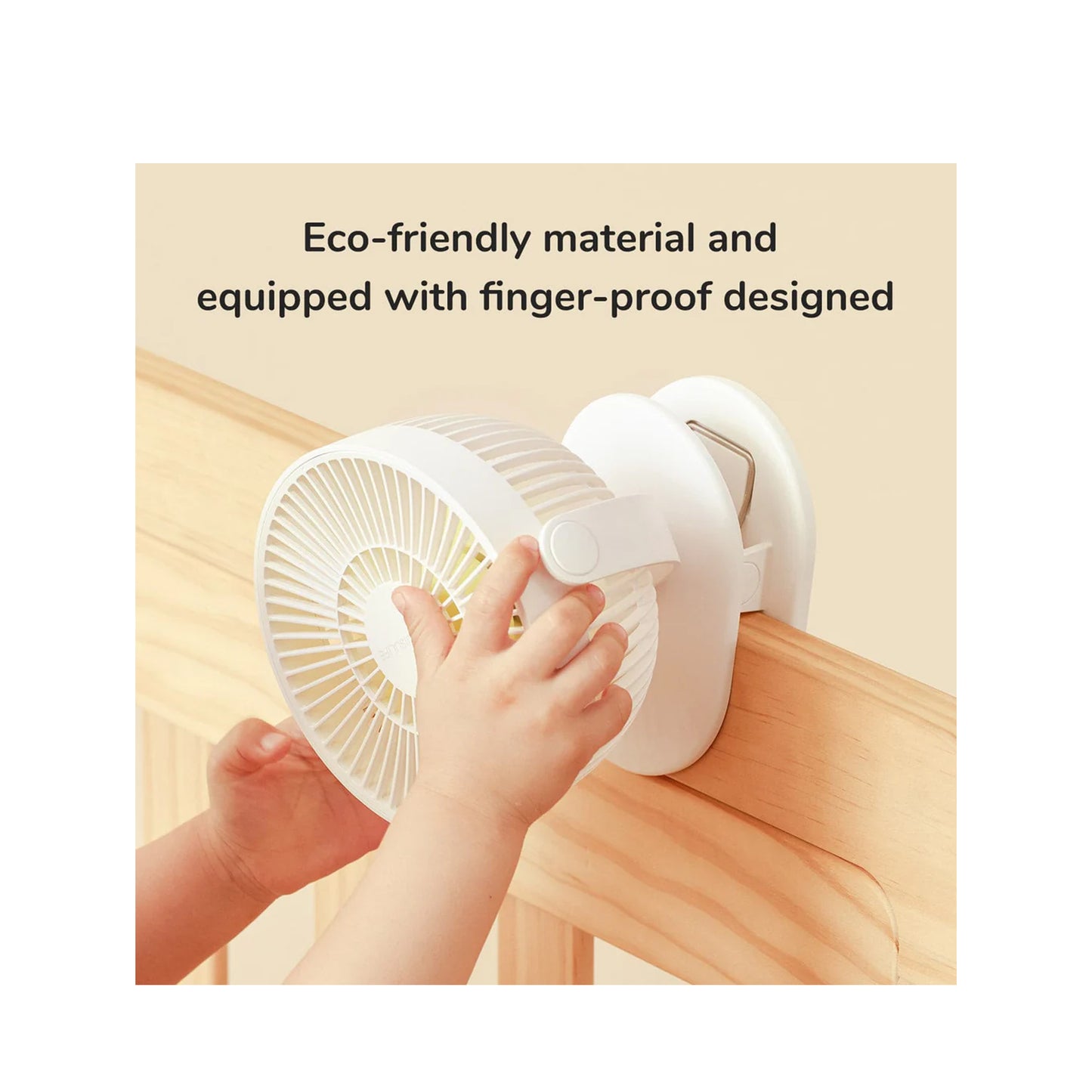 JisuLife Clip Fan Life1 FA18S 4000mAh Battery 4 Speed Fan Up to 14 Hours Cool - Forexengineer -Malaysia- 6975061532132-6975061532163