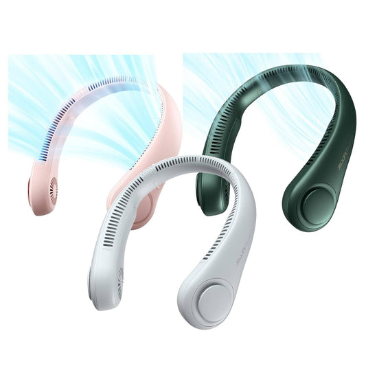 JisuLife FA14 Portable Neck Fan FA14 Bladeless Neck Cooler 5 Speeds 4000 mAh Battery - Forexengineer -Malaysia