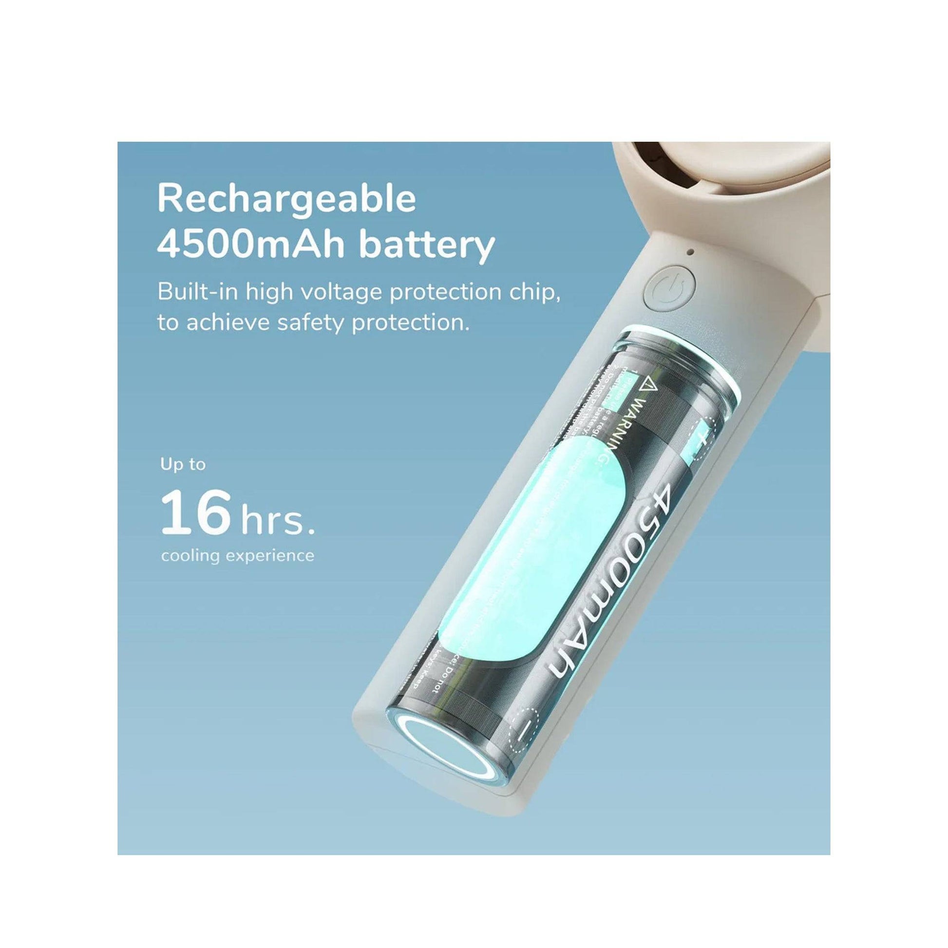 JisuLife FA42-1 Handheld Hand Fan Life5 FA42-1 4500maH 5 Gear Turbo Wind - Forexengineer -Malaysia