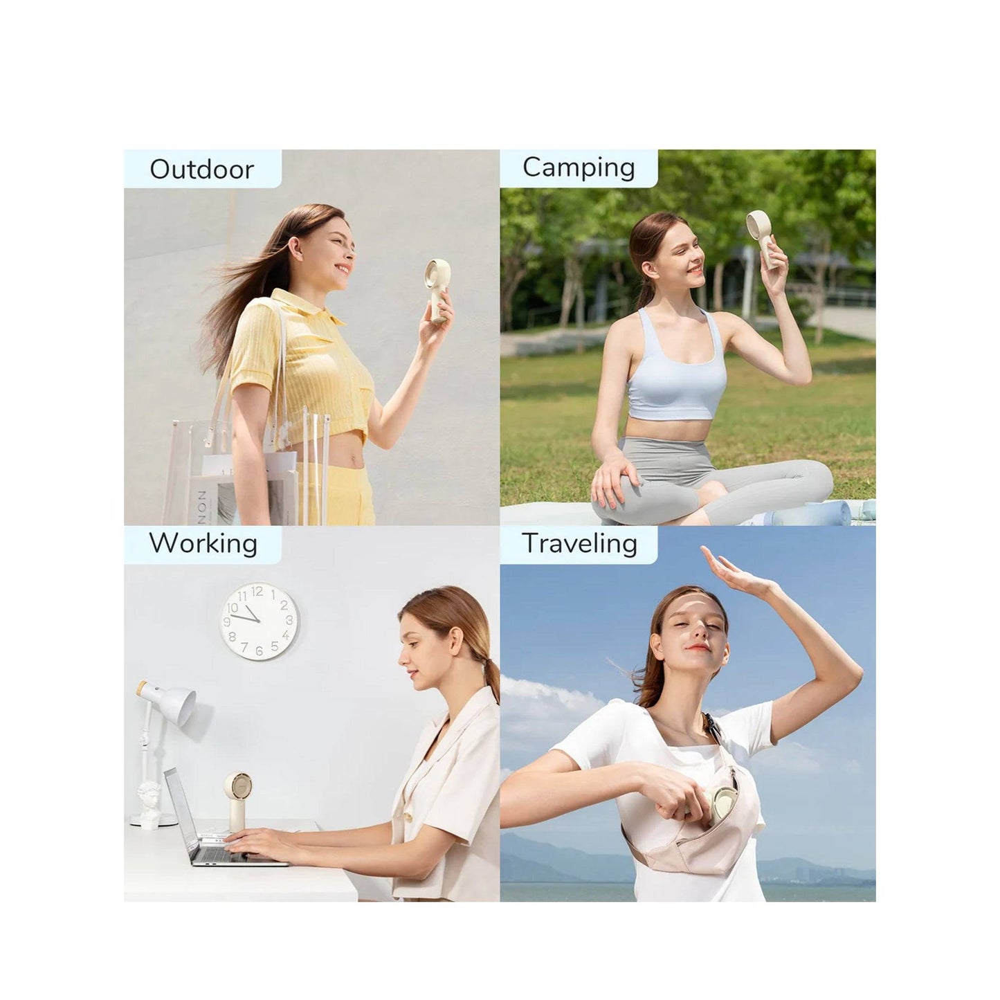 JisuLife FA42-1 Handheld Hand Fan Life5 FA42-1 4500maH 5 Gear Turbo Wind - Forexengineer -Malaysia