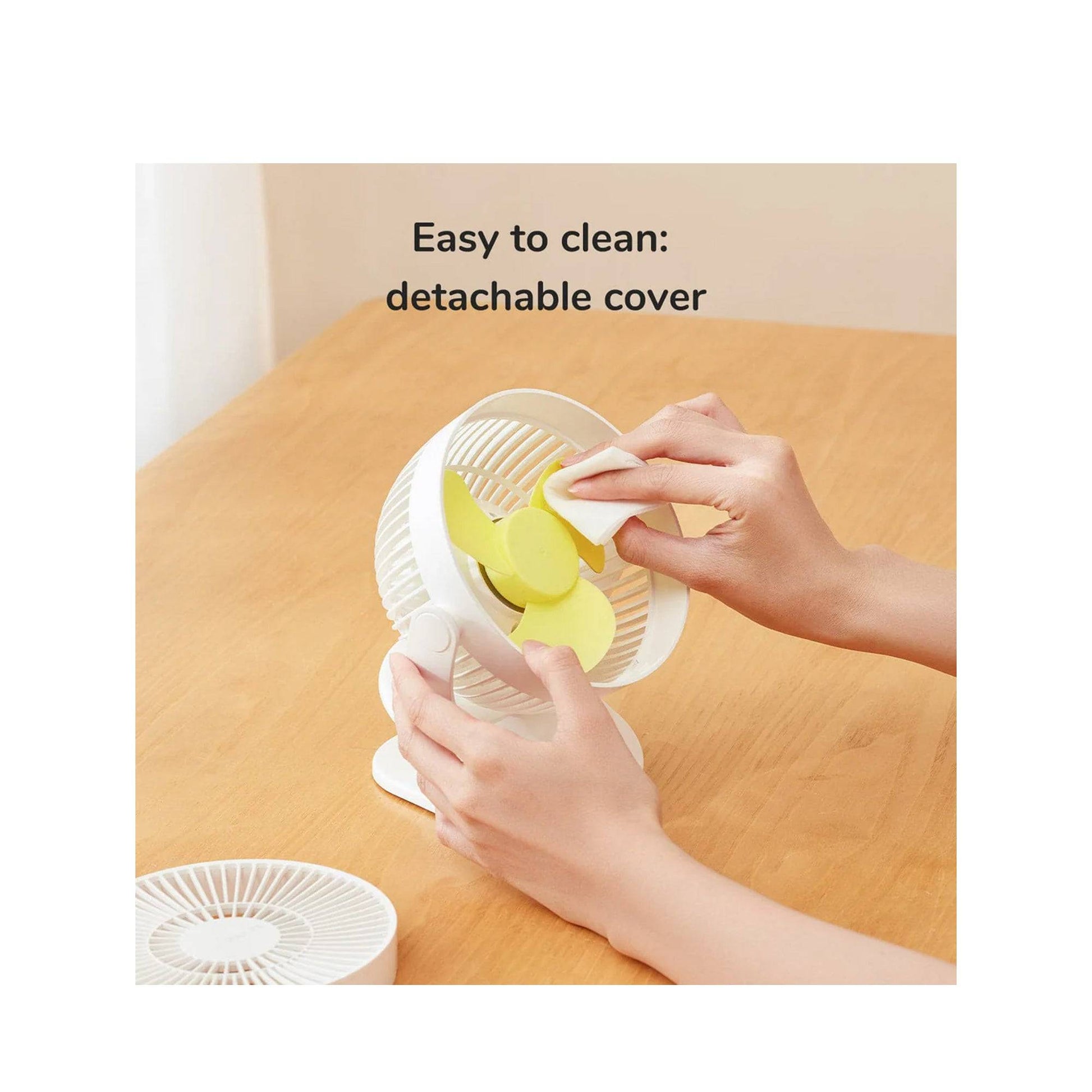 JisuLife Fa18s Clip Fan Life1 FA18S 4000mAh Battery 4 Speed Fan Up to 14 Hours Cool - Forexengineer -Malaysia