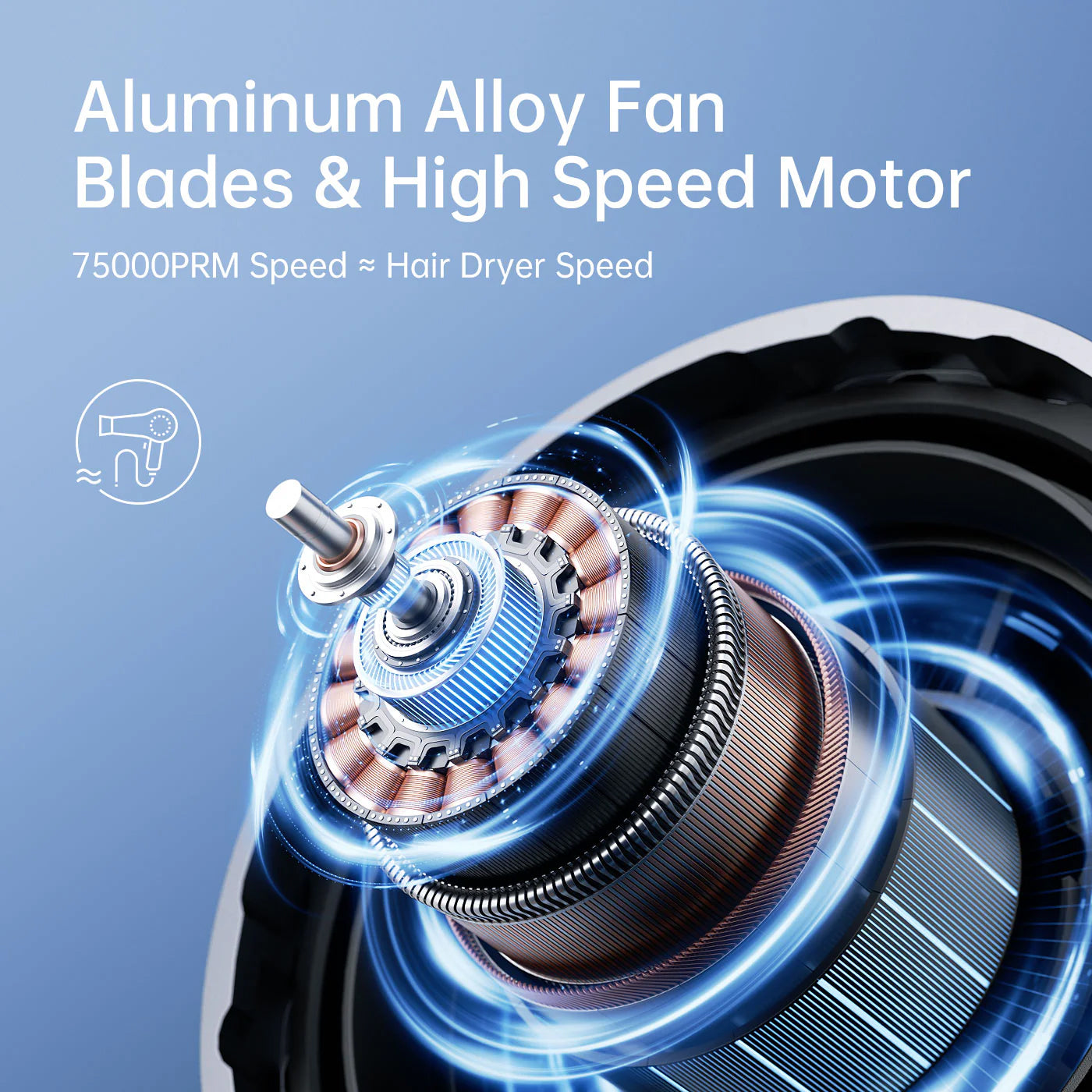 JisuLife FA55 Handheld Fan Ultra 1 FA55 ( 3 in 1 Fan Portable ) 100 adjustable speed settings 9000 mAh Battery Rechargeable - Forexengineer -Malaysia