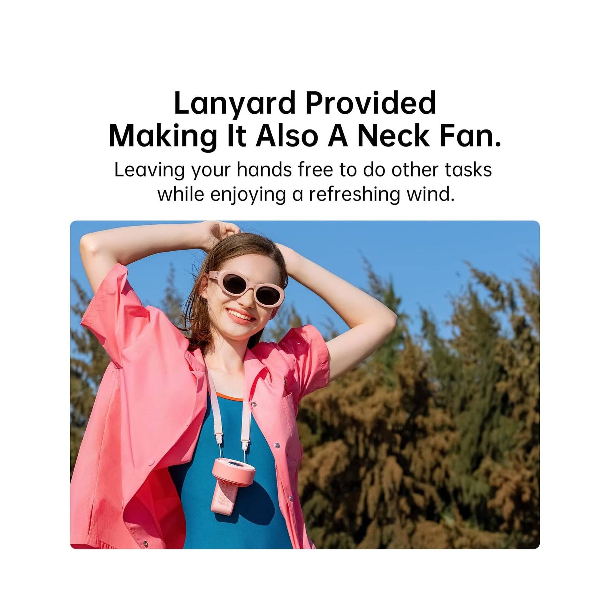 JisuLife Life7-50 / Life7-36 Handheld Hand Fan Life7 5000mAh / 3600mAh Rechargeable 5 Speeds Control - Forexengineer -Malaysia