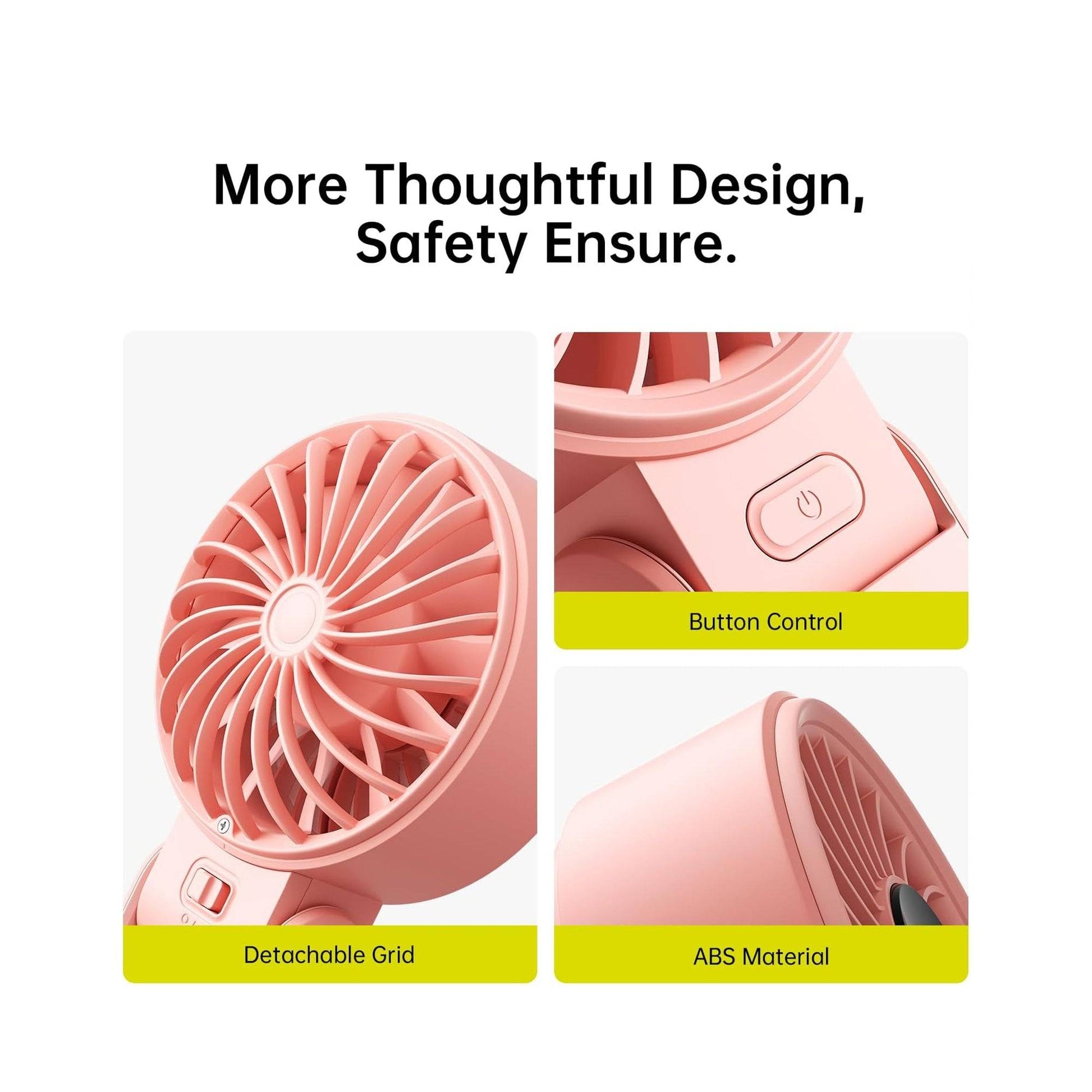 JisuLife Life7-50 / Life7-36 Handheld Hand Fan Life7 5000mAh / 3600mAh Rechargeable 5 Speeds Control - Forexengineer -Malaysia