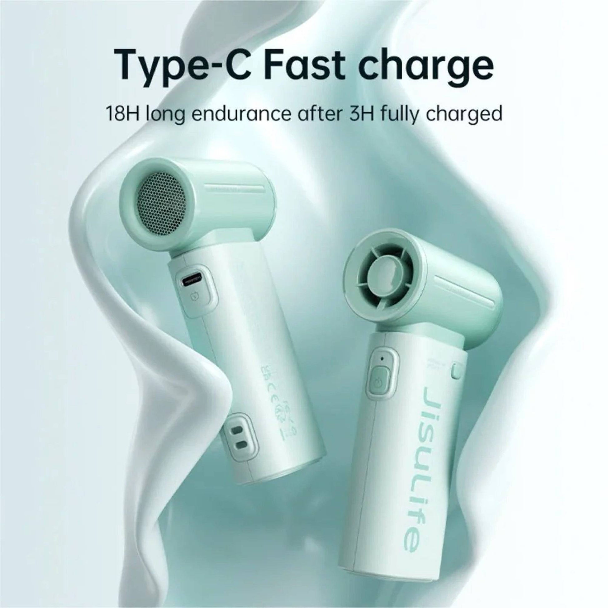 JisuLife Life9-50 / Life9-36 Handheld Hand Fan Life9 Small Body 40000 RPM 5 Speeds Control - Forexengineer -Malaysia