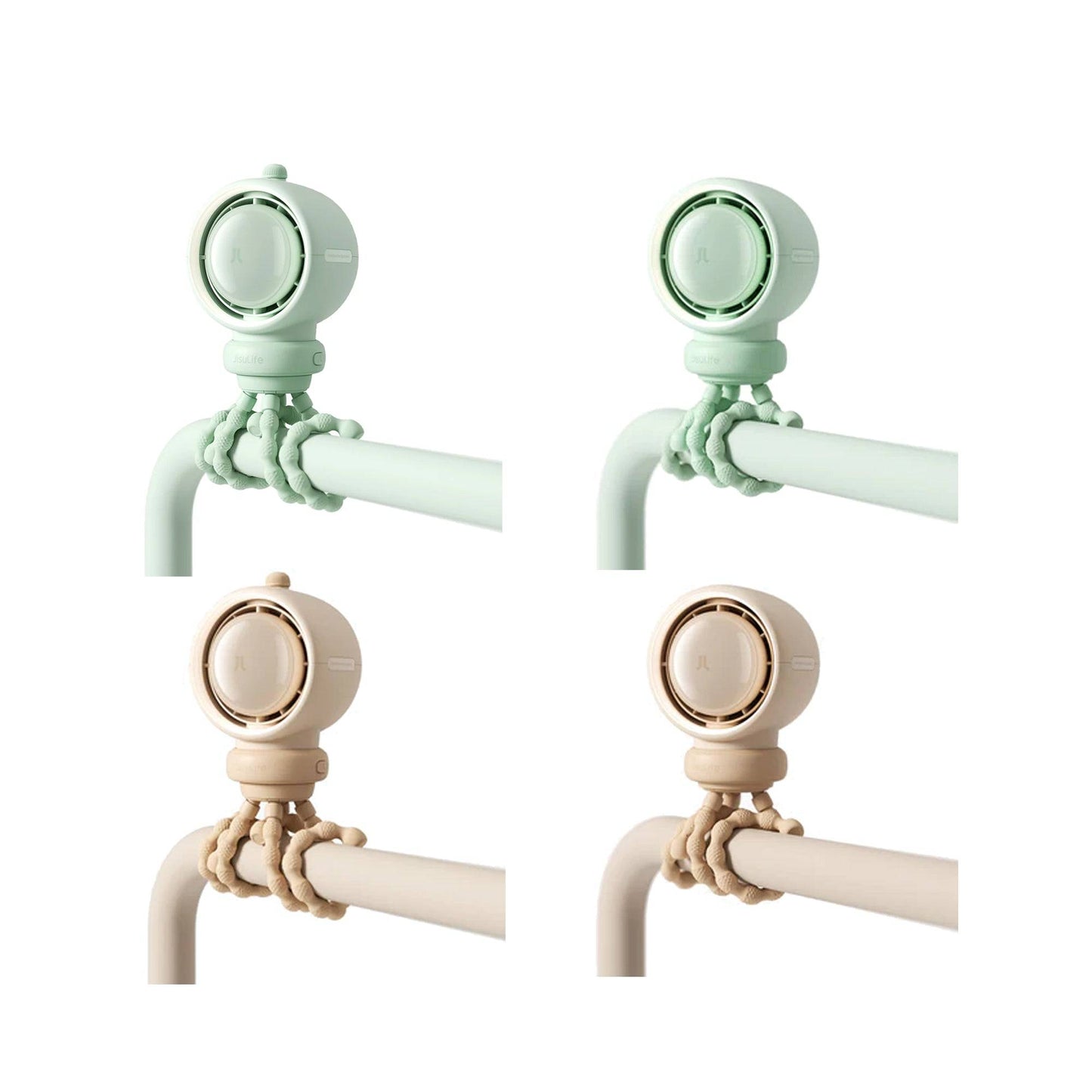 Jisulife Life2s.50 / Life2.40 Stroller Fan Life2S / Life2 360 degrees Rotation 100 Wind Speeds Filters 99% of Dust - Forexengineer -Malaysia