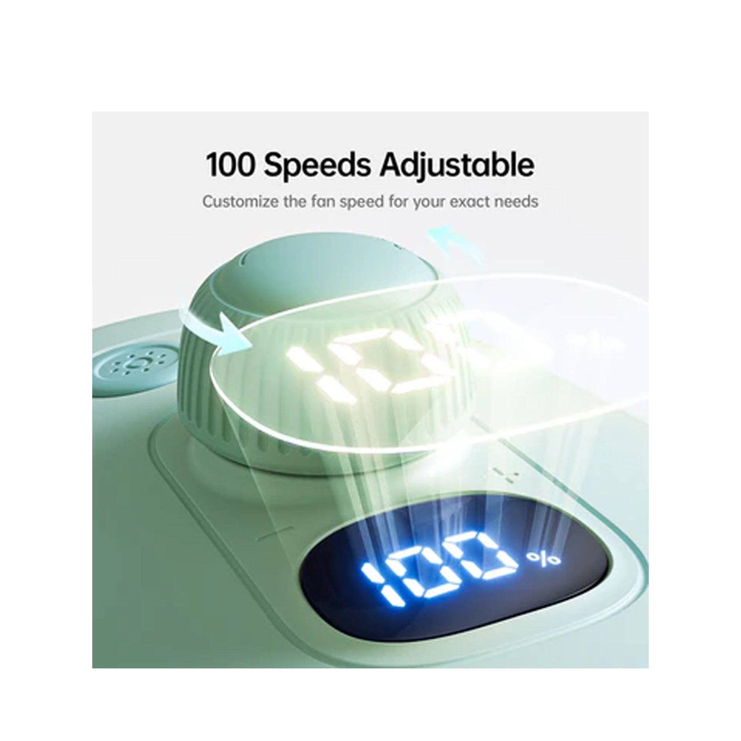 Jisulife Life2s.50 / Life2.40 Stroller Fan Life2S / Life2 360 degrees Rotation 100 Wind Speeds Filters 99% of Dust - Forexengineer -Malaysia