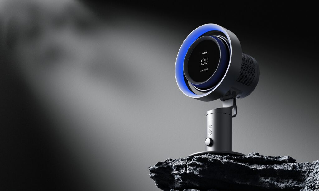 Jisulife Table Fan Pro3 ( 8000mAh ) Portable Bladeless Fan H11 Level Air Filtration 100 Wind Speed - Forexengineer -Malaysia- 6975061533412