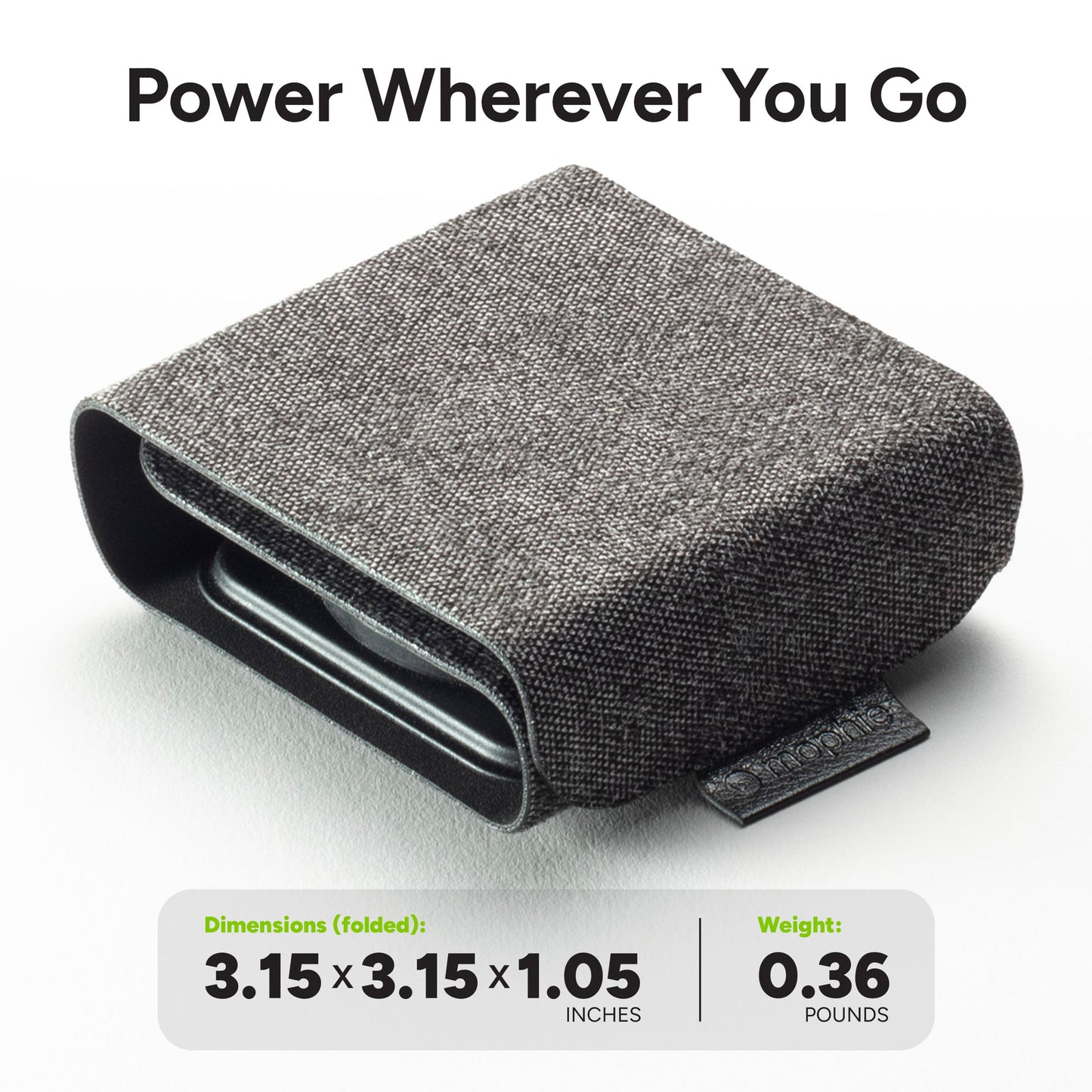 Mophie Universal Charger Wireless 3 in 1 travel charger w/ MagSafe charging for apple watch (UK Adapter) - Forexengineer -Malaysia- 840056182585
