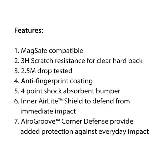 UNIQ LifePro Xtreme MagClick‚Ñ¢ for iPhone 14 - Magsafe Charging Compatible - Clear (Barcode: 8886463681145 )