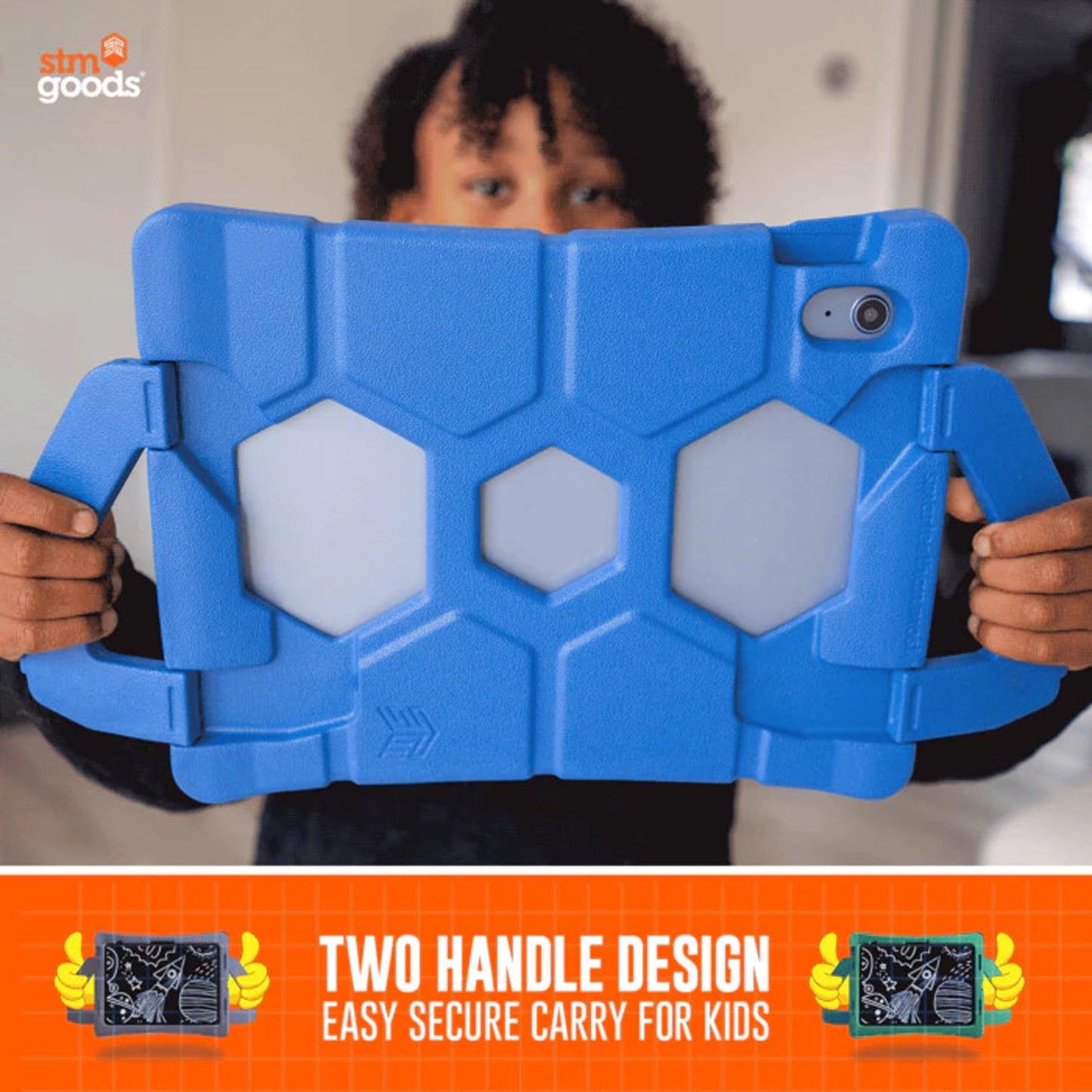 STM Goods Duxling for iPad A16 11th Gen ( 2025 ) / iPad 10.9” 10th Gen ( 2022 ) - Build with Two Handles and Ultra-Protective Design