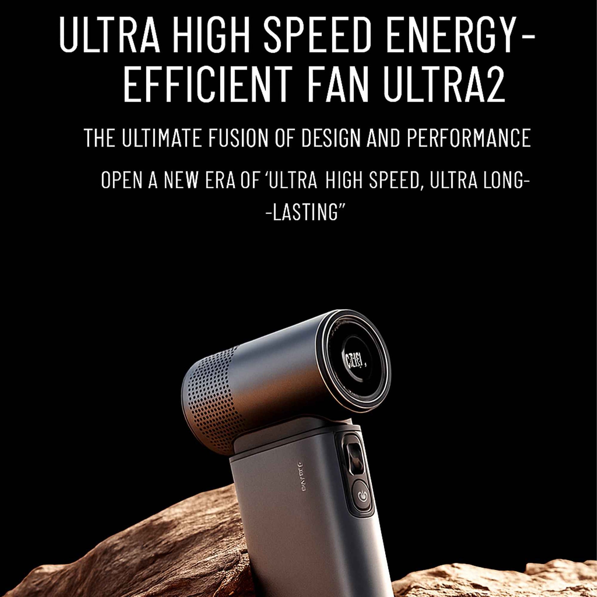 Jisulife Handheld Fan Ultra2 9000mAh Battery with Lighting and Super High Speed Wind