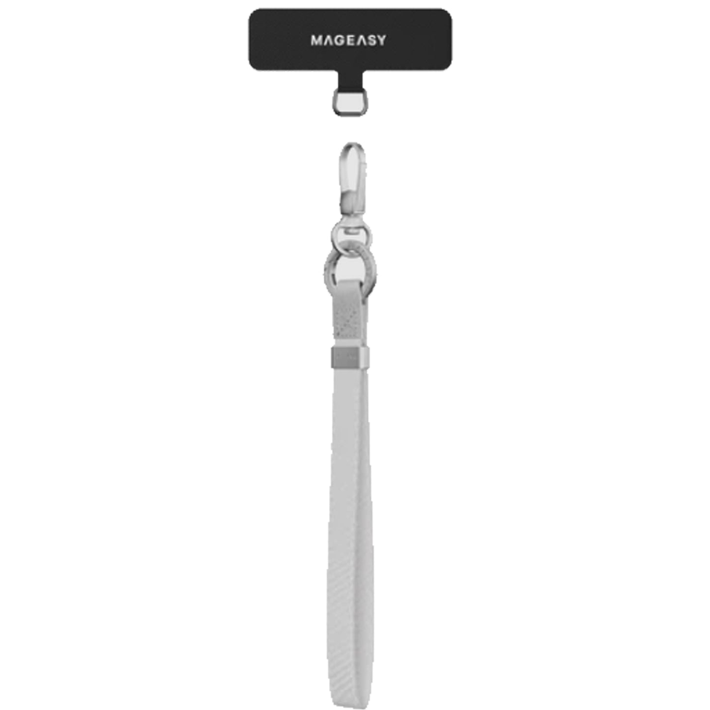 MAGEASY 15mm Wrist Strap + Strap Card with 360° Carabiner.
