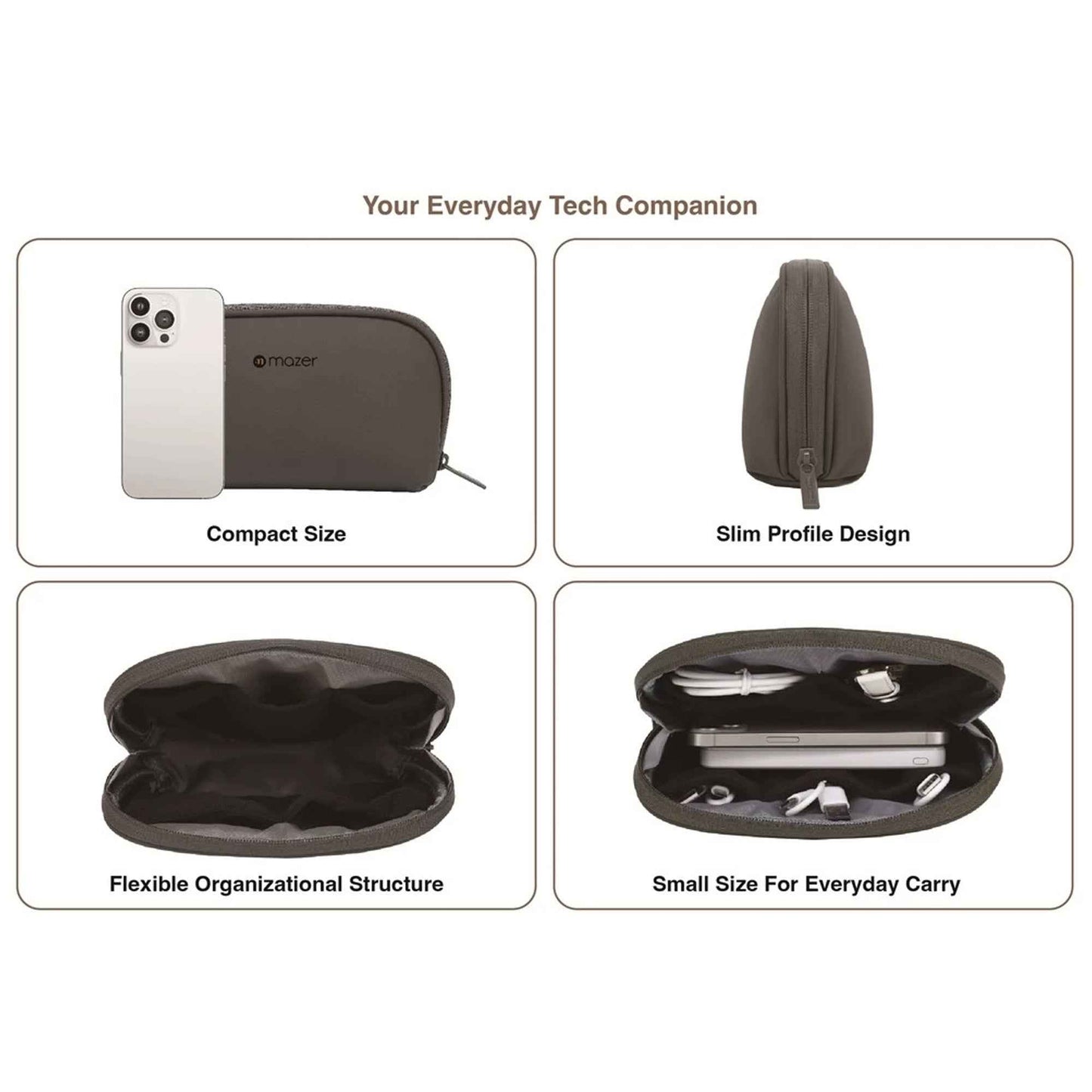 Mazer InfiniteTech Pouch Organiser - Flexible Organizational Structure