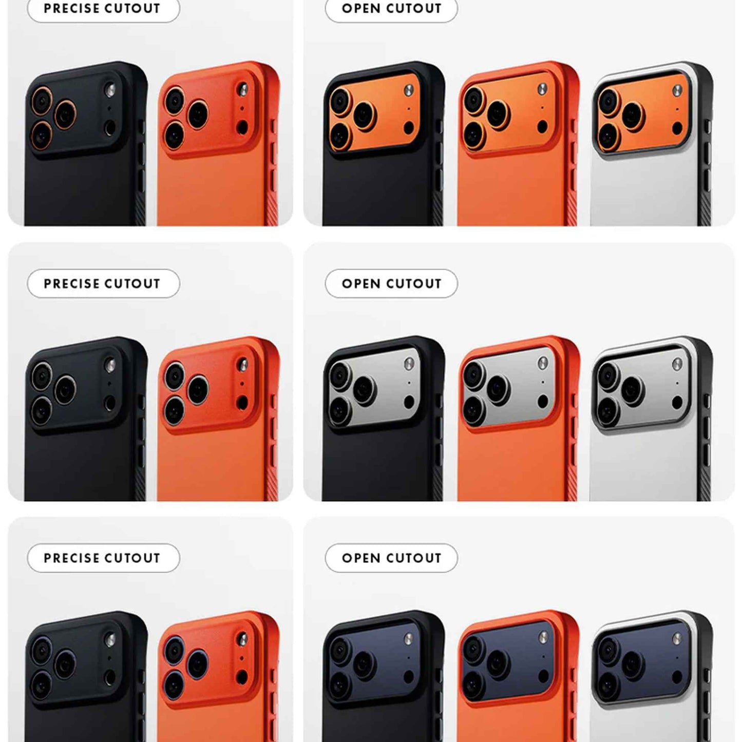 Caudabe Paragon ( Open ) for iPhone 17 Pro Max / 17 Pro - Magnetic Case with Camera Control Button