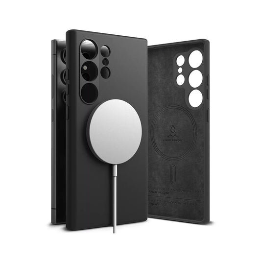 Ringke Silicone Magnetic for Samsung Galaxy S24 Ultra - MagSafe Compatible - Forexengineer -Malaysia